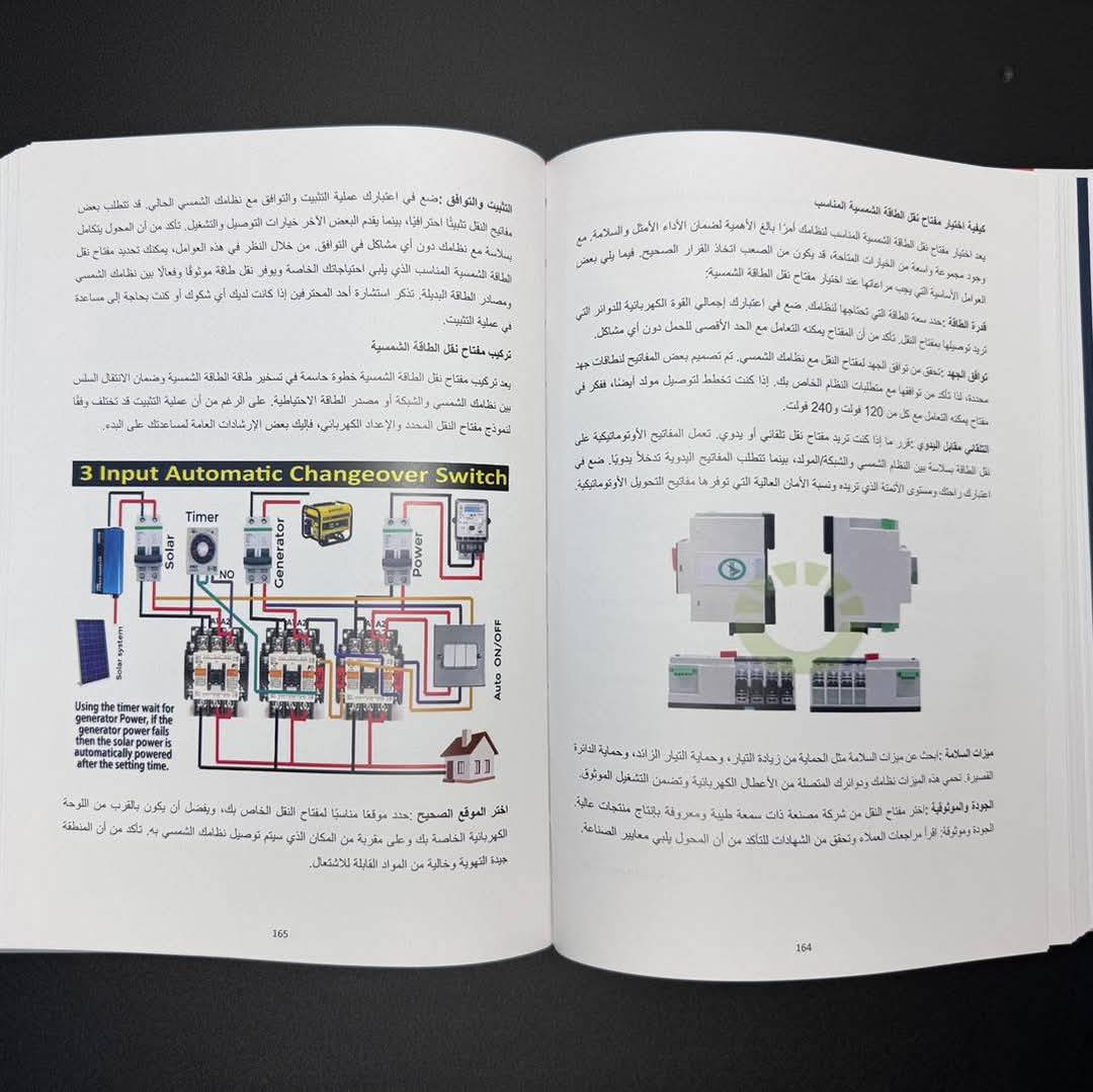                                         المختصر المفيد في تصميم و نصب لوحات التوزيع الکهربائية و التحویل الأوتوماتیکي ATS  